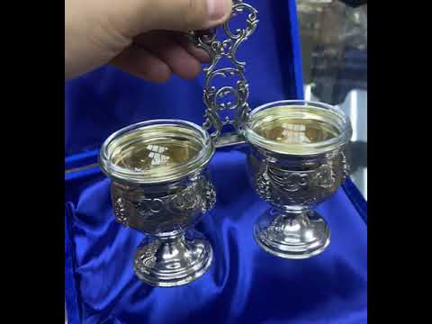 Серебряная солонка Имперская, С050