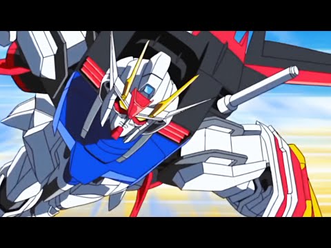 GAT-X105+ AQM-EX01 Aile Strike Gundam vs TMF/A- 802 BuCue Andrew Watlfeld
