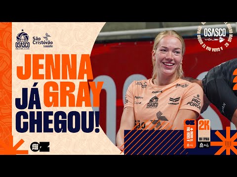 A LEVANTADORA JENNA GRAY SE JUNTA AO ELENCO DO OSASCO SÃO CRISTÓVÃO SAÚDE PARA A TEMPORADA 22-26!