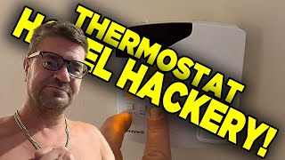 Override Hotel Thermostat VIP Hack Mode - Honeywell or Inncom - Max Cooling Bypass Motion & Doors