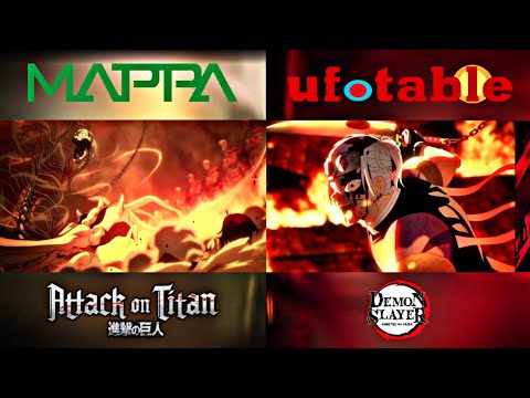 MAPPA vs UFOTABLE -  Animation Comparison | New Episodes!