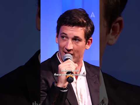Miles Teller discusses relearning how to play drums for ‘Whiplash' | Academy Conversations #Shorts