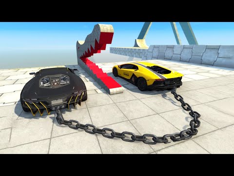 Satisfying Car Crash Game BeamNG Drive - HIGH SPEED JUMPS #8