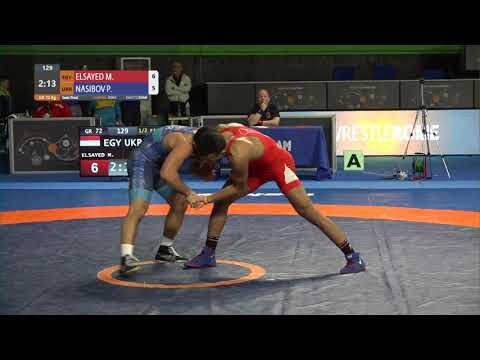 1/2 GR - 72 kg: M. ELSAYED (EGY) v. P. NASIBOV (UKR)