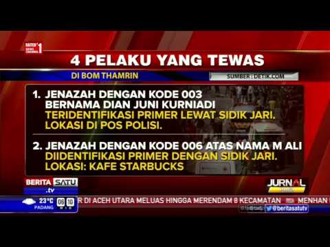 Identitas 4 Pelaku Bom Thamrin