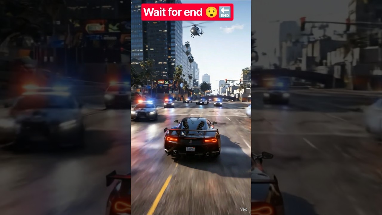 GTA 5 part 5POLICE CHASE! 🚔🔥 Franklin Has ONE Chance to Escape! 😱 #Shorts#trendingsong #gta5