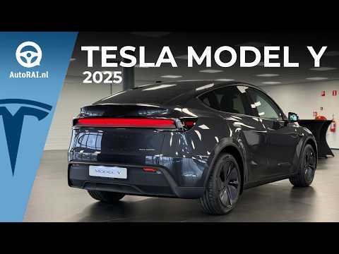 Thumbnail for TESLA MODEL Y 2025: goed geluisterd naar KRITIEK! - WALKAROUND - AutoRAI TV by Supercar, SUV, Car