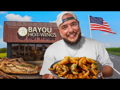 Ich teste ALLIGATOR & FROSCHSCHENKEL in den USA 🐊