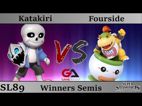 SmashLAN'd 89 - Winners Semis: Katakiri (Sans Mii Gunner) vs Fourside (Bowser Jr., Lucas)