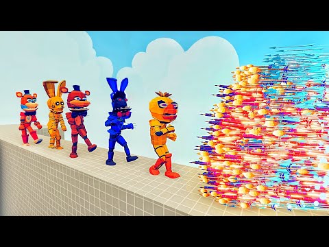 FIVE NIGHTS AT FREDDY'S GIANTS vs EVERY GOD - Totally Accurate Battle Simulator TABS