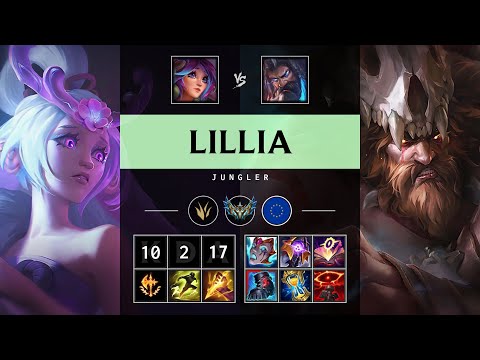 Lillia Jungle vs Udyr - EUW Challenger Patch 25.15