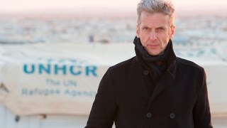 Peter Capaldi rencontre des r�fugi�es syriens en Jordanie avec UNHCR