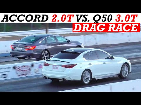 2020 Infiniti Q50 3.0T vs. 2020 Honda Accord Sport 2.0T