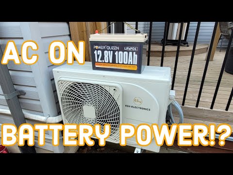 Can You Run An Air Conditioner On Solar /  LiFePO4 Powerqueen Battery?