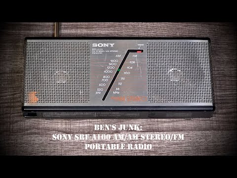 Oddity Archive: Episode 242.5 – Ben’s Junk: Sony SRF-A100 AM/AM Stereo/FM Portable Radio