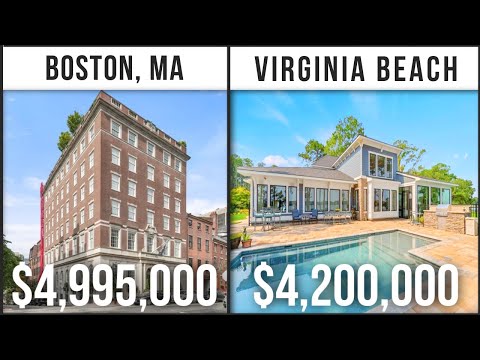 Million Dollar Homes | Boston vs Coastal Virginia