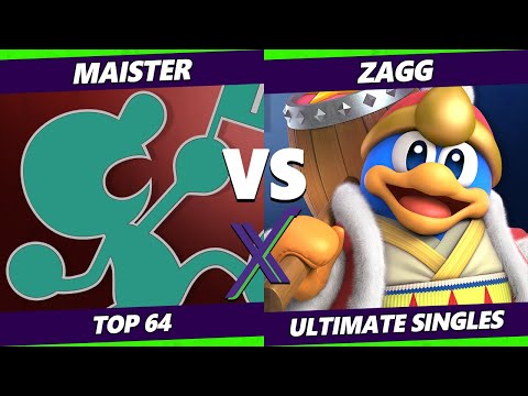 S@X 394 Online Top 64 - Maister (Game & Watch) Vs. Zagg (Dedede) Smash Ultimate - SSBU