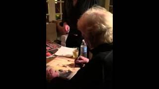 Dave Cousins THE STRAWBS Signing Autographs Team Derek