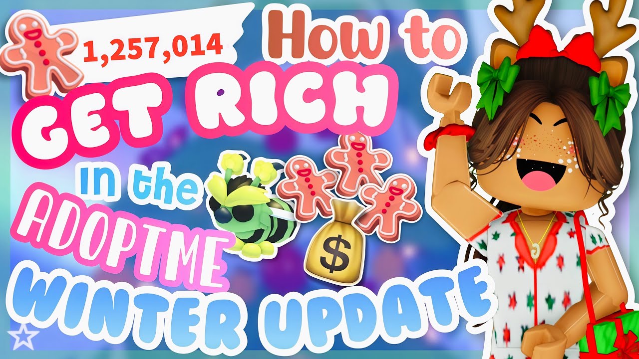 How to GET RICH in the AdoptMe WINTER UPDATE!! 🍪💰|| *best tips and tricks!!*❄️#adoptmeroblox#trends