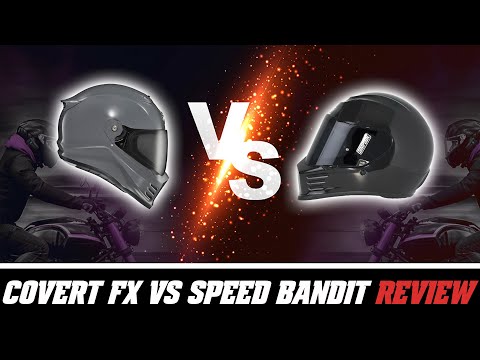 Scorpion Exo Covert FX vs Simpson Speed Bandit Helmet Review at SpeedAddicts.com