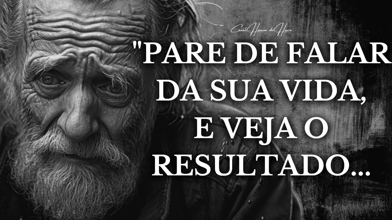 PARE DE FALAR DA SUA VIDA, E VEJA O RESULTADO (A Sabedoria do Silêncio)