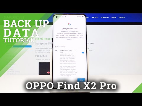 How to Enable Google Backup in OPPO Find X2 Pro – Backup Data