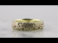 video - Antique Style Roman Bronzed Ring