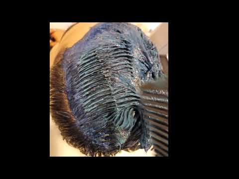 Come creare capelli blue elettico. Discoloration, to color.