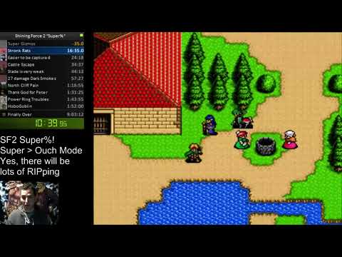 Shining Force 2 Speed Run "Super%" in 7:56