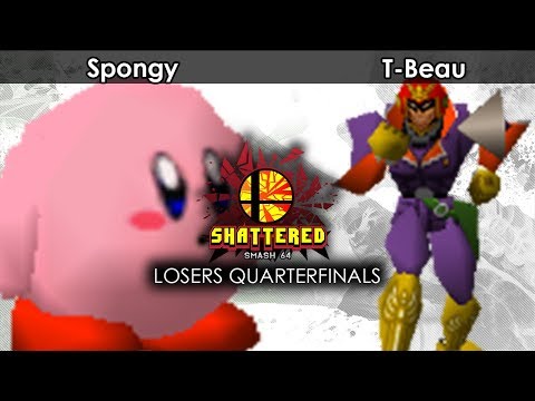 Smash 64: Spongy (Kirby) V T-Beau (Falcon/Pikachu/Jigglypuff) - Shattered 86 Tournament SSB64