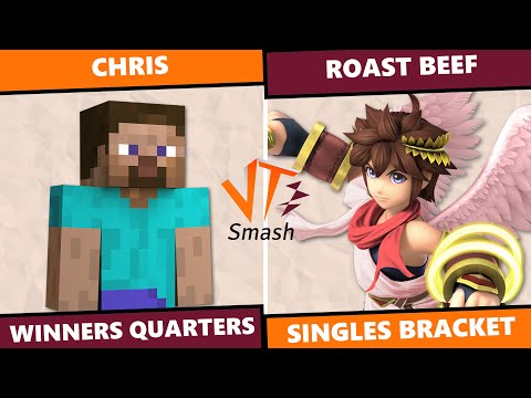 VT Feb Monthly: Winners Quarters - Chris (Steve) Vs Roast Beef (Pit, Dark Pit) SSBU Singles