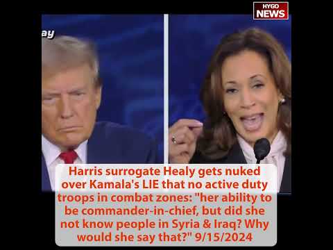 Vance: ask me questions & let me answer? Walz: climate change; Kamala: no active duty troops combat