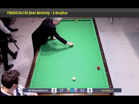 NASCIMBENE vs BEGO - 1^PROVA BILIARDO  BTP 2016/17 DESIO