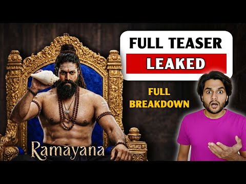 Ramayana Teaser Breakdwon 🤯 | Yash as Ravan | Ranbir Kapoor | Filmi Prem
