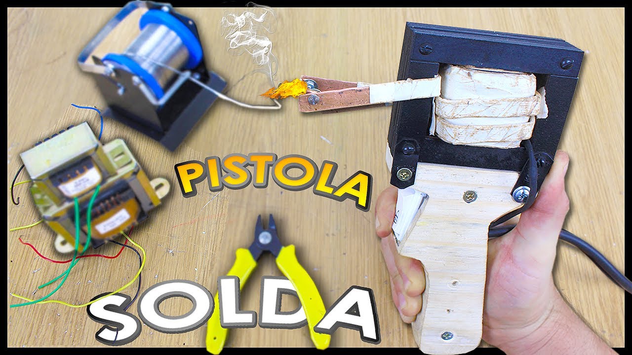 Como Fazer PISTOLA DE SOLDA CASEIRA ( mais fácil e poderosa impossível )