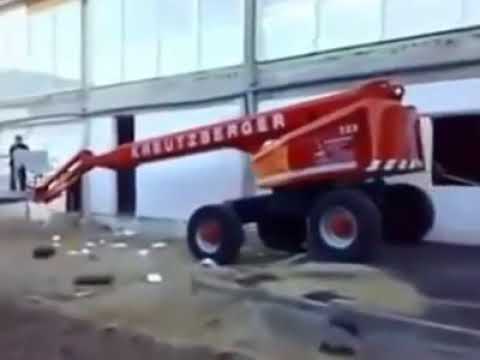Operator Ejected From Boom Lift
