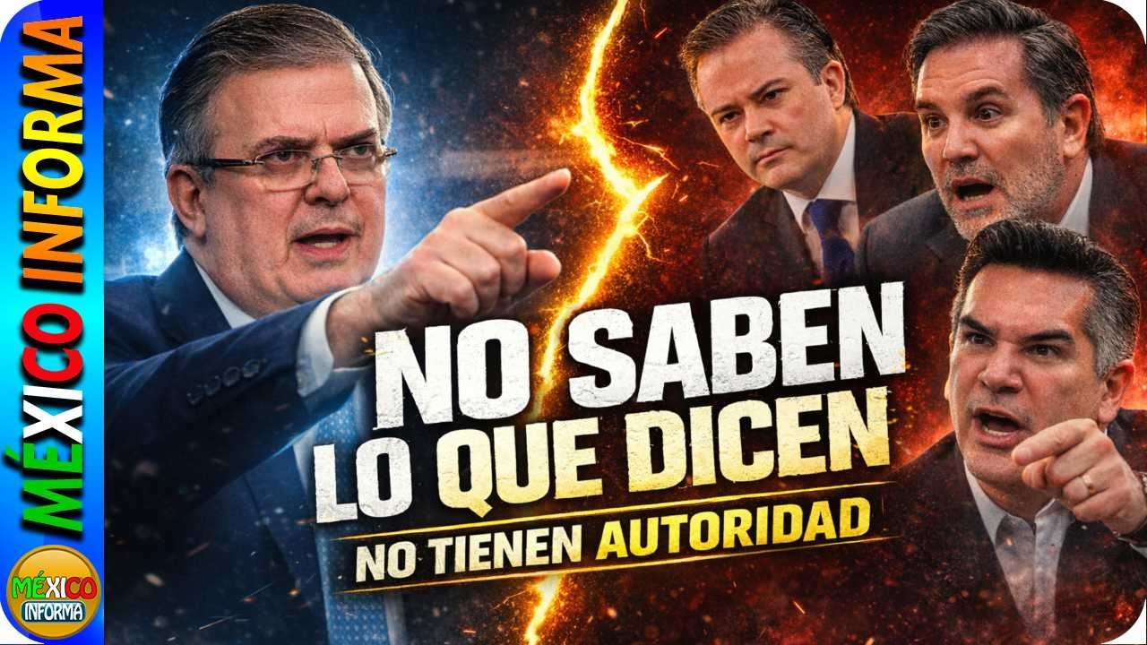 MARCELO EBRARD EXHIBE A NUÑO, DORING Y ALITO. ASÍ LOS VENTILO. NO SABEN LO QUE DICEN