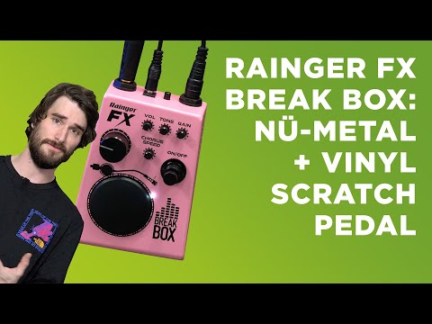 Rainger FX Break Box Distortion + Vinyl Scratch Pedal image 6