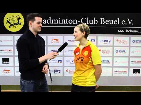 Badminton Bundesliga: Interview mit Birgit Michels nach dem Spiel gegen SG EBT Berlin