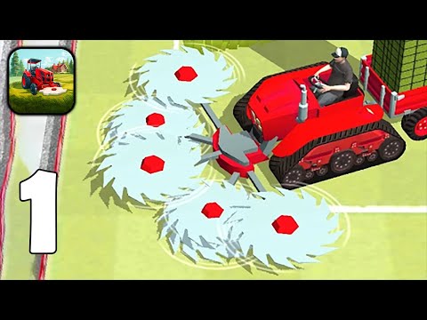 Part 1 Mow, Trim & Cut Grass & Lawn - Gameplay Walkthrough(iOS, Android) - YouTube