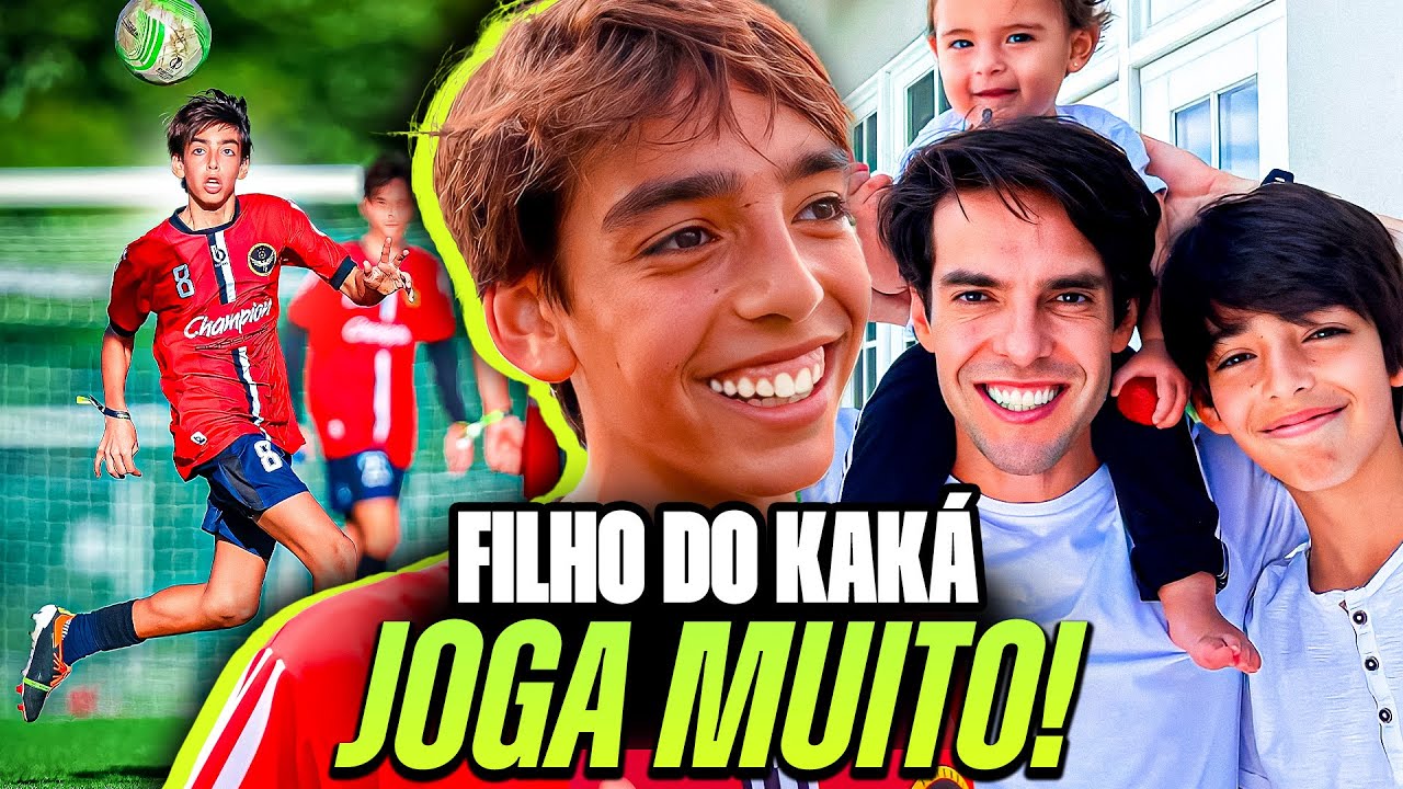 FUI EM JOGO DO FILHO DO KAKÁ NA COPA DO MUNDO DE BASE!