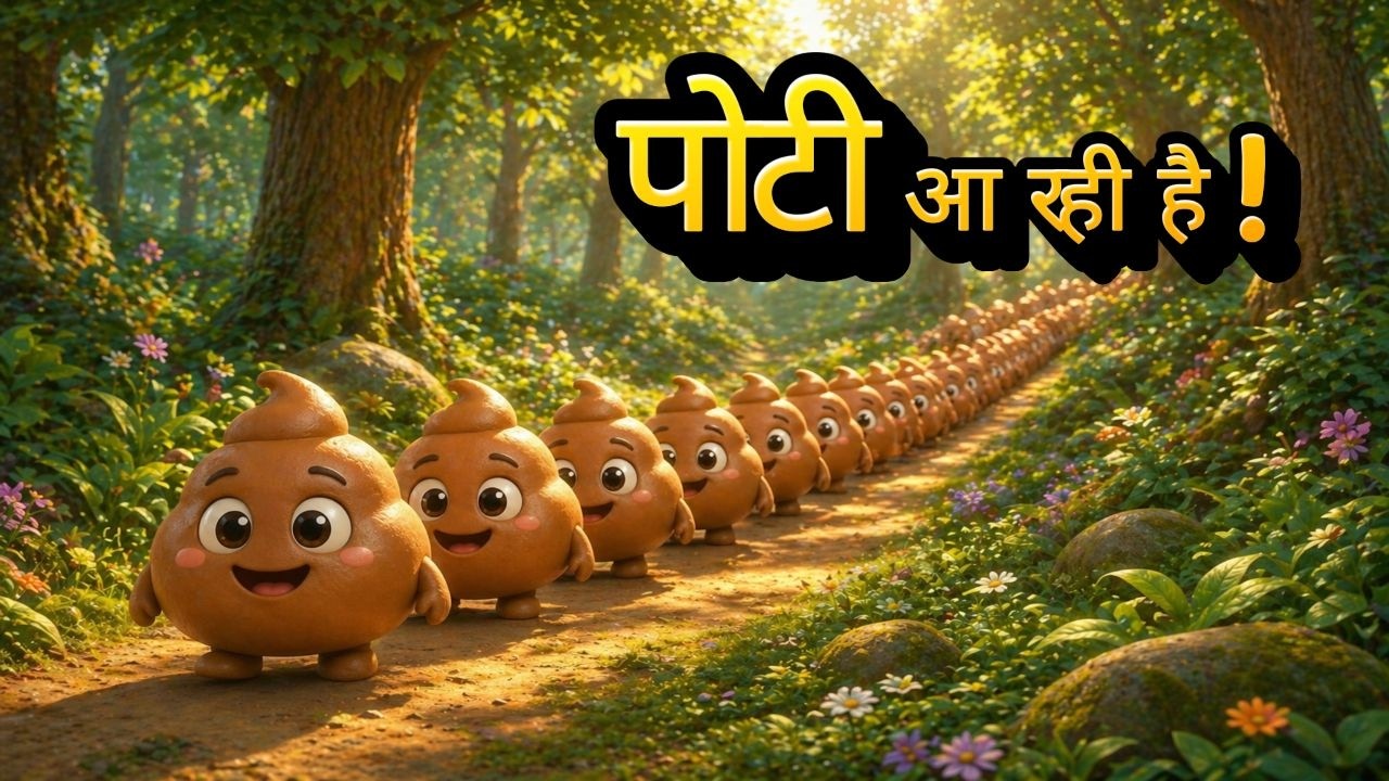 Potty Aa Rahi Song Lyrics – Hindi children’s song
