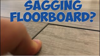 Sagging Floorboard Repair | No Damage To Floorboards