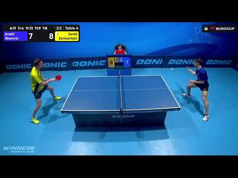 20:05 Andrii Shamrai - Serhii Zemiantsev 28.07.2023 TT Euro.Cup Ukraine Star. TABLE 4