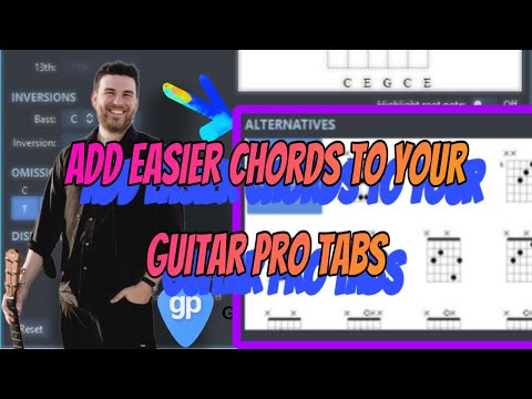 Guitar Pro Tutorial 10 | Adding Quick Chord Diagrams to an Existing Tab | Make Chords Easier to Play