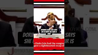 Dorinda is glad the tour is over!  #youtube #religion #theclarksisters  #dorindaclarkcole
