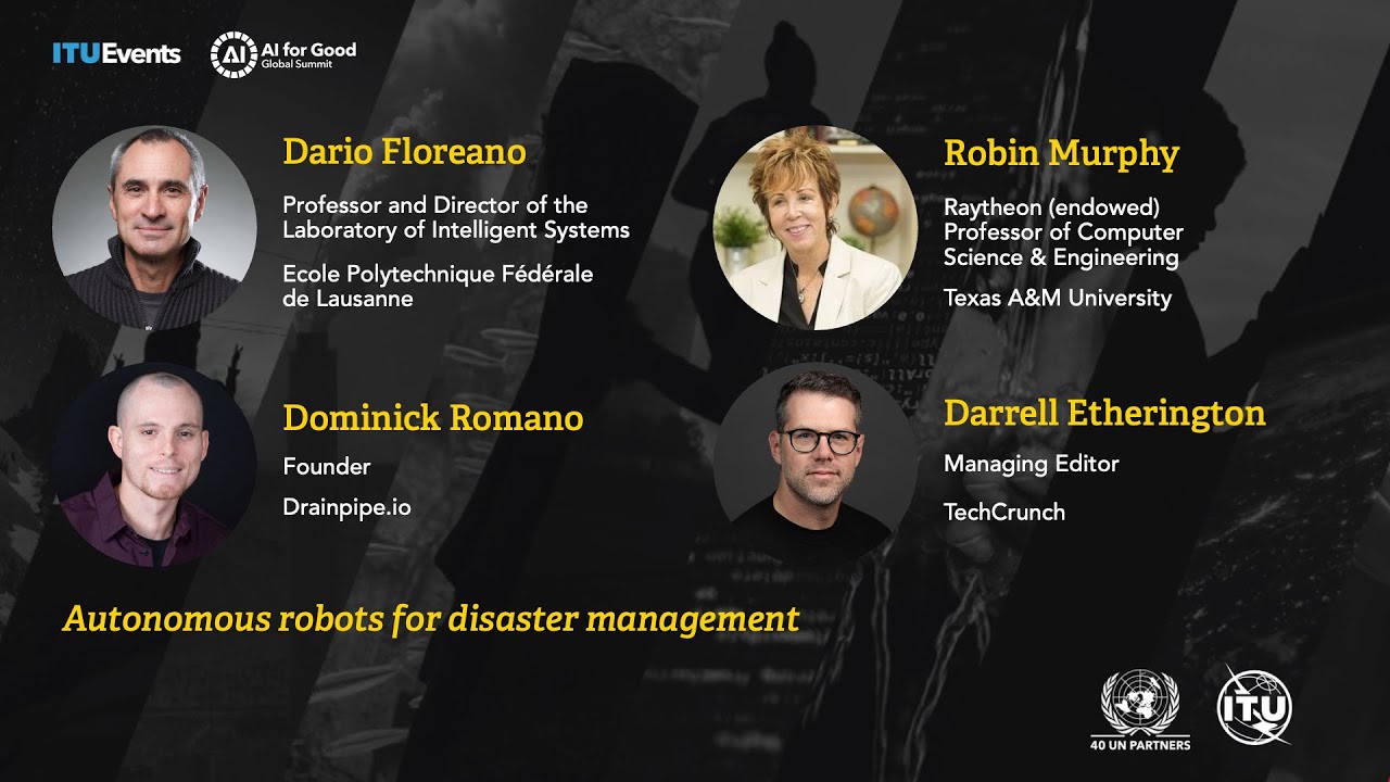 Autonomous robots for disaster management