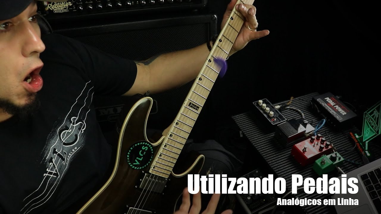 Utilizando Pedais Analógicos em Linha! #Dicas #Gravação #HomeStudio