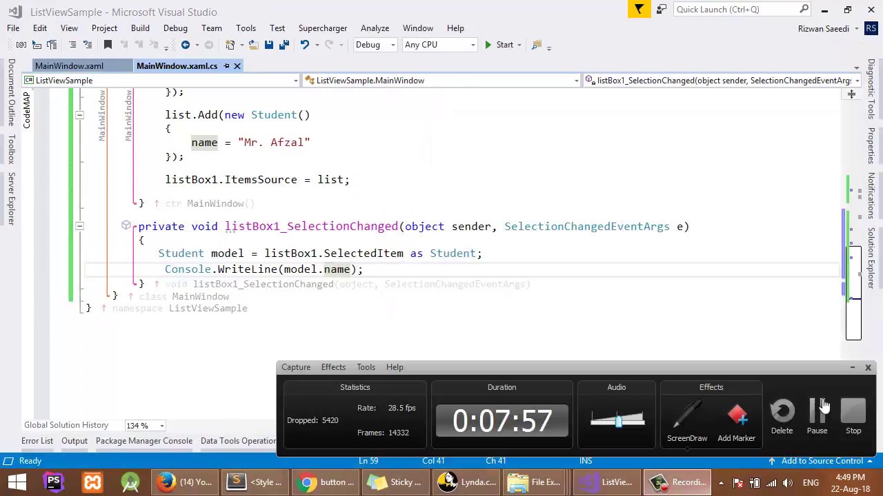 How to Use WPF Listbox with Databinding  [ENGLISH]