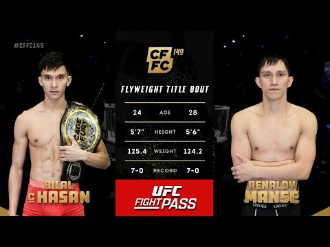 CFFC 149: Bilal Hasan vs Renaldy Manse | December 20, 2025